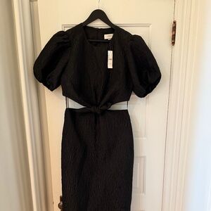 J. Crew cutout midi dress NWT